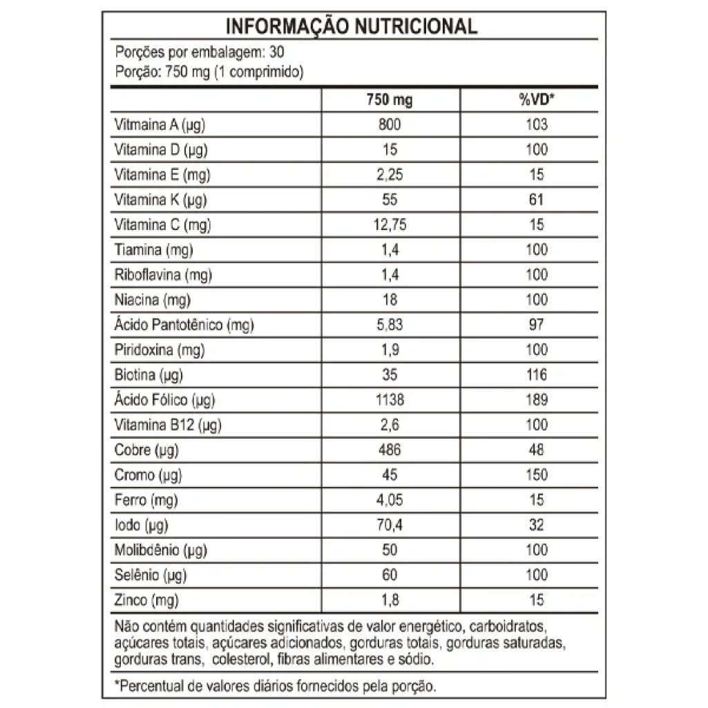 Foliane c_ 30 Comprimidos Para Gestantes